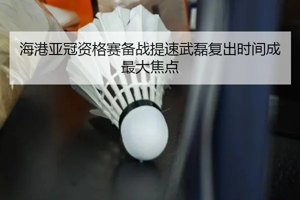海港亚冠资格赛备战提速武磊复出时间成最大焦点